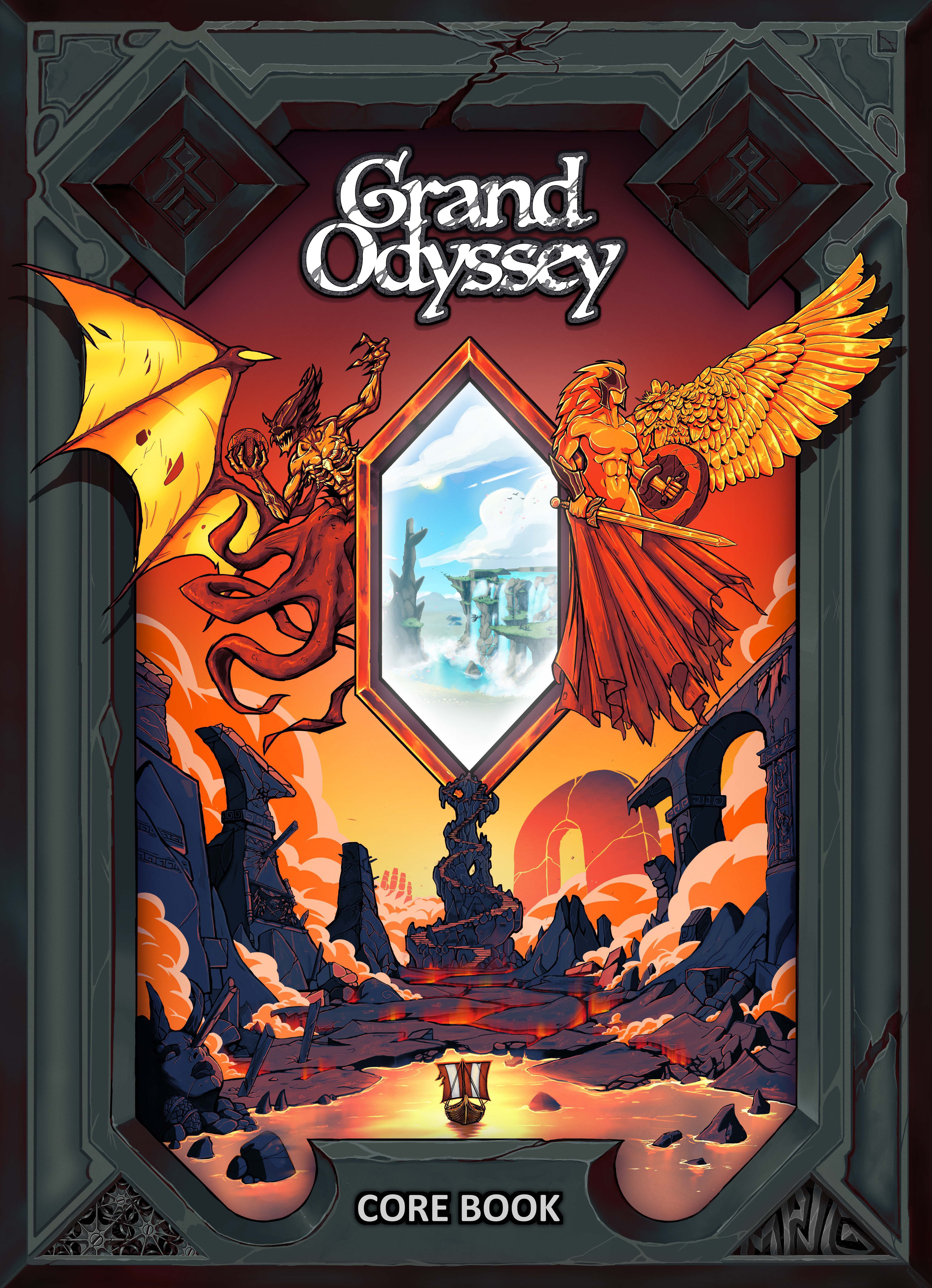 Grand Odyssey-Core Rulebook (Limited Edition Paperback + Ebook)